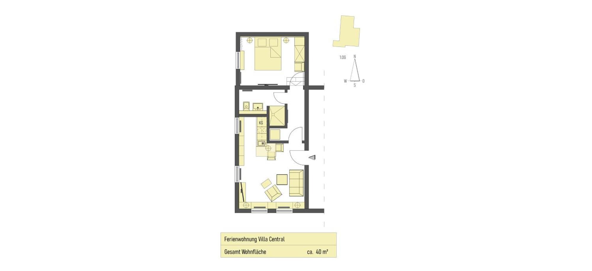 Ferienwohnung Villa Central - Luettje Nuest Боркум Екстер'єр фото